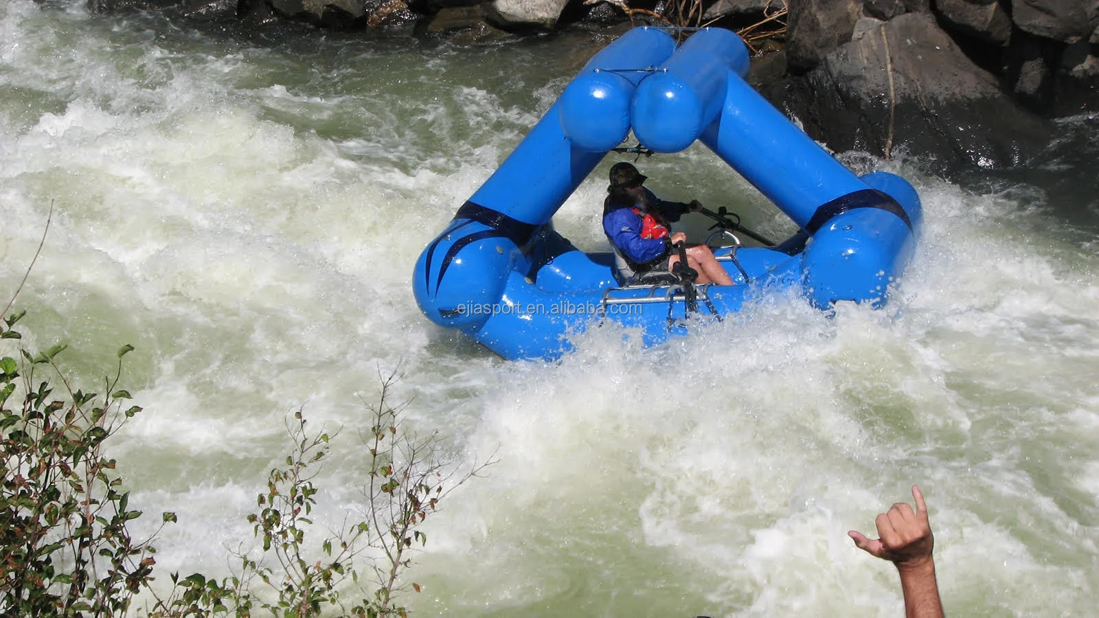 Heavy-Duty Inflatable Raftz for River Adventures, Durable Multi-Person ...