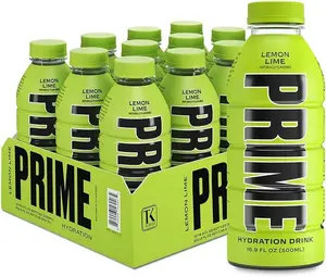 Prime Hydration Bulk Supply Wholehearted Beverage Sugar-Free Energy Drink Infused Ginseng Caffeine Carbonate-Power Energy Bottle