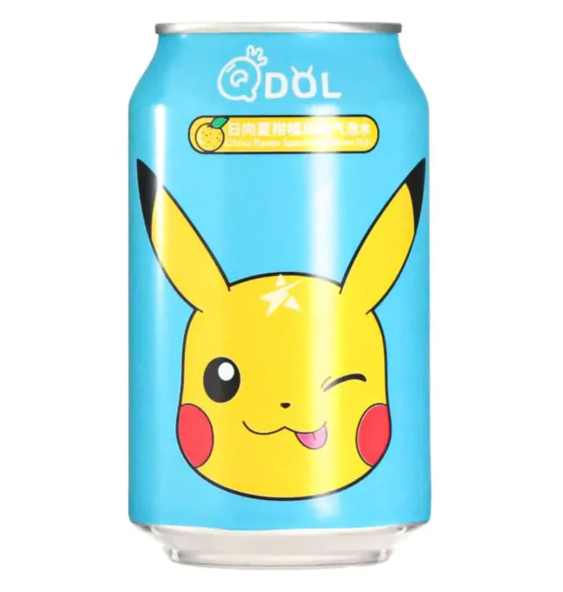 Qdol Grapefuit Flavoured Soda Bottle Pikachu Pokemon 490ml - Buy Qdol ...