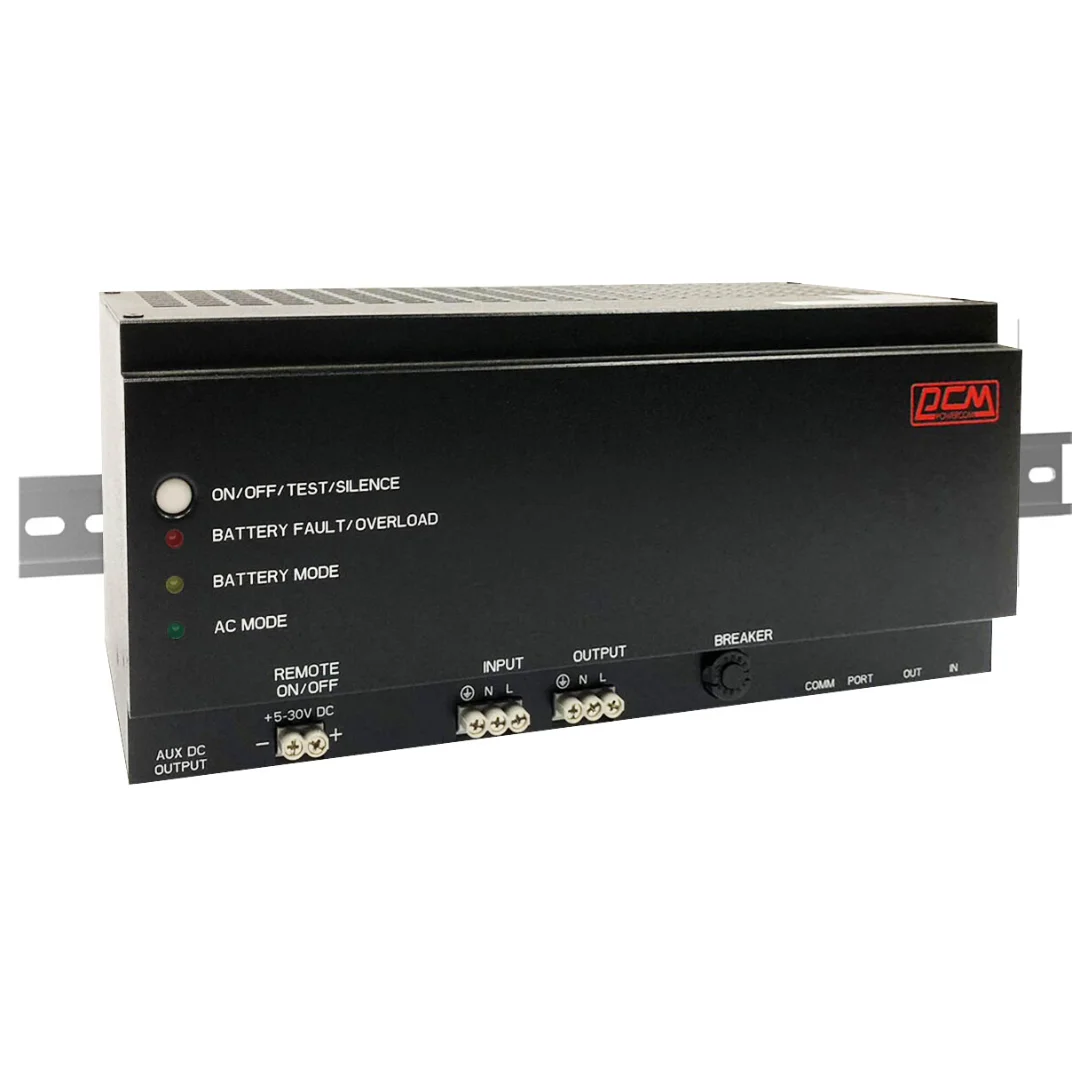 850VA Rail Mounting Ups with SNMP and Modbus and Dry Contact Relay Support for Industry Equipment