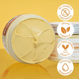 Custom Anti-Oxidant Anti-Inflammatory Yellow Clay Mask Pore Cleansing Vitamin C & Turmeric Oil Infused Skin Renewal for Face Use