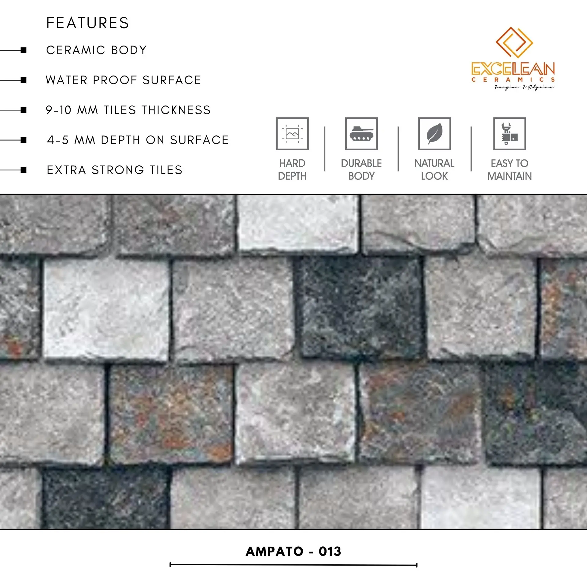 High Depth Elevation Tiles 30x45 Cm Outdoor Carreaux 300x450 mm 12x18 Inch Porcelanato Ceramic Suitable for Outer Wall Cladding