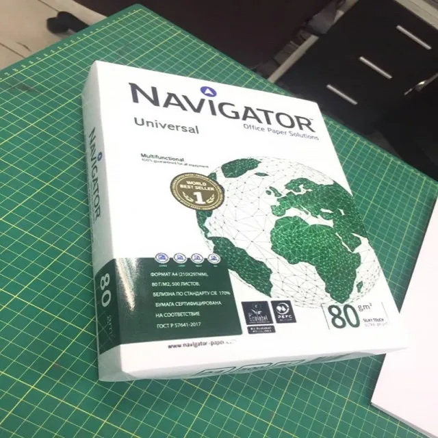 High Quality Navigator A4 Copy Paper 80gsm & 75gsm White Color