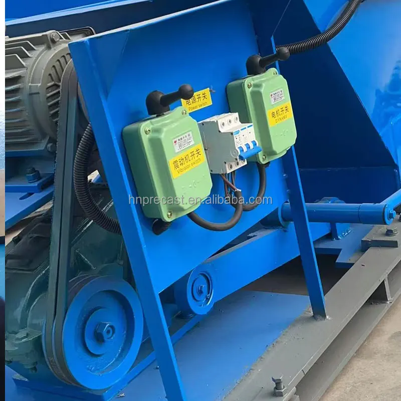 Precast Concrete Fence Wall Machine Making Two Lines Of Wall Panels In