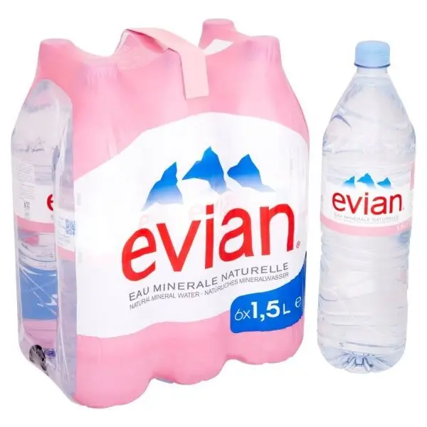 Evian Natural Spring Water (1.5l / 12pk),Prices For Evian Wholesale