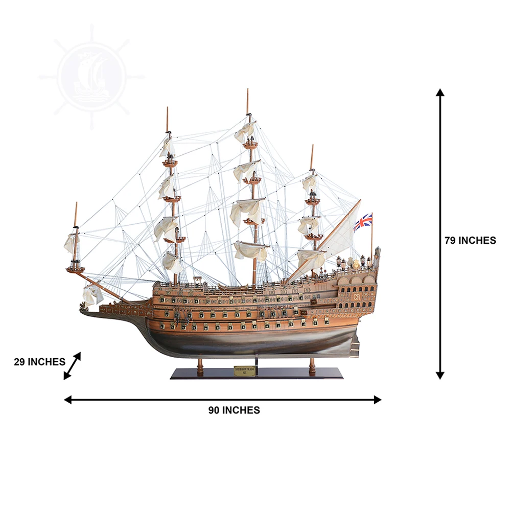 Sovereign of the Seas Model Ship - Handcrafted Wooden Replica
