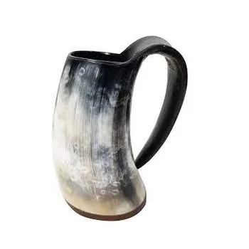 Drinking Mug Buffalo Horn Mug With Engraving Available In Large Sizes ...