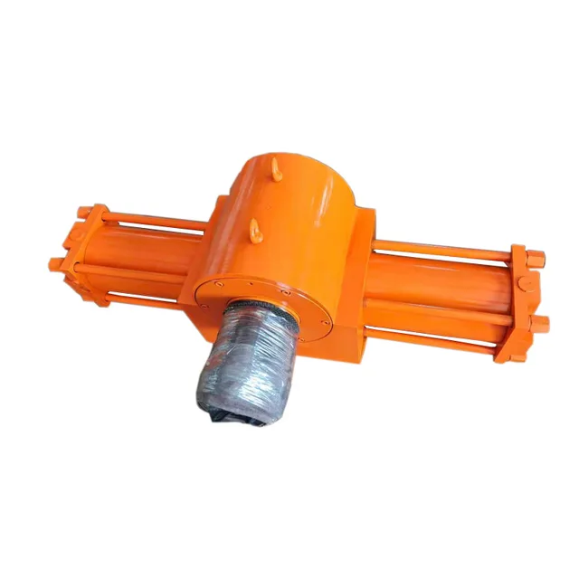 Customized Swing Cylinder Intermediate Hinged Shaft Rack Swing Flange Type Rotary Hydraulic Cylinder