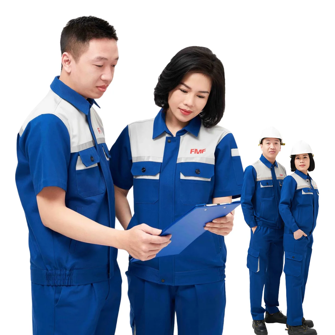 HIGH QUALITY Work Uniform Short Sleeve Car Wash/Welding/worksuits/driver/pants Workwear Uniform Breathable - FMF Uniform Factory