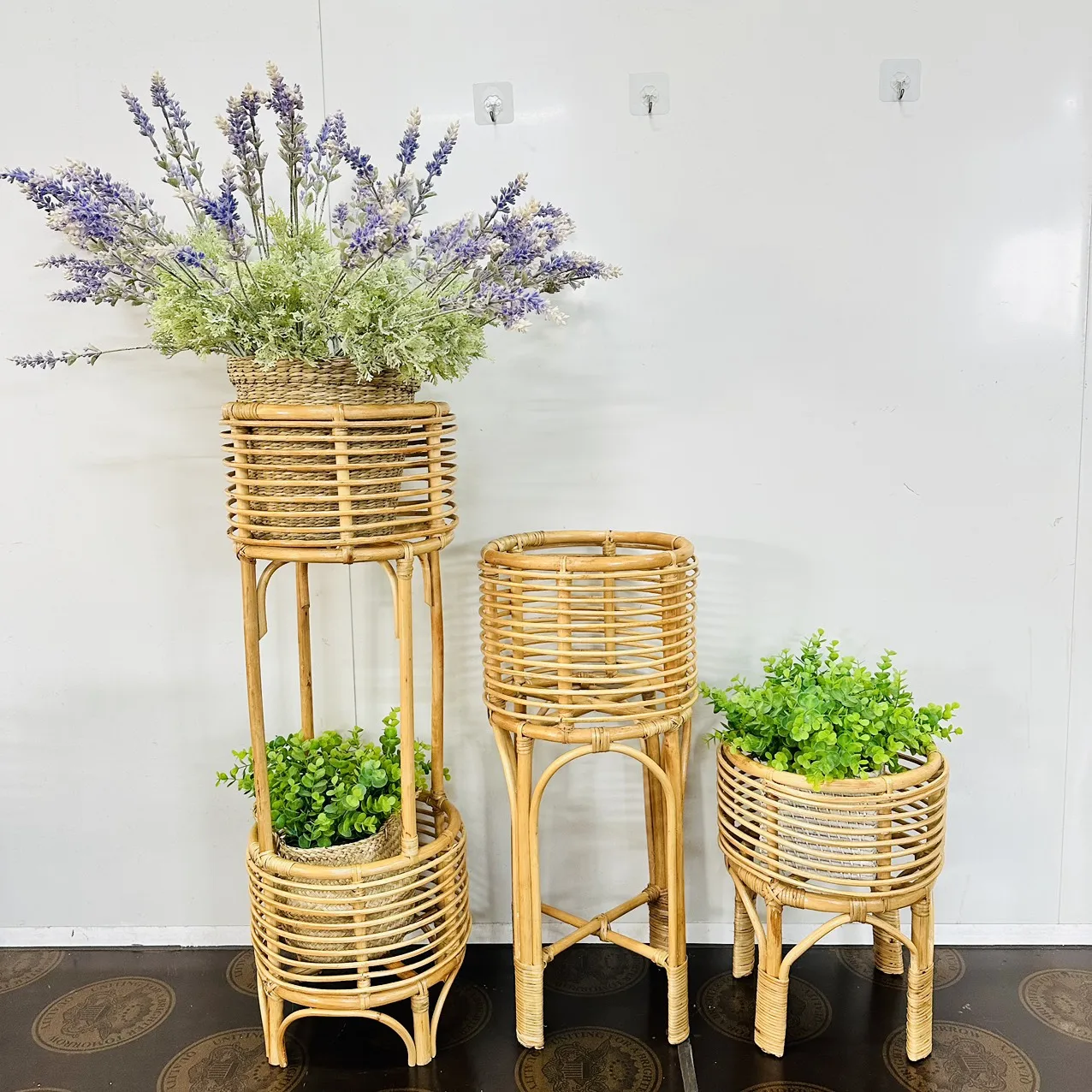Best Seller 2023!!! Rattan Plant Stand And Flower Pot,Plant Pot,Garden