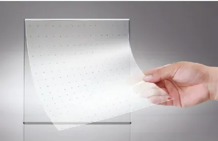 Led Film Screen Pcb Board of Transparent Adhesive Flexible Soft Makes for the Glass the New Led Video Wall Video Wall Side Cover