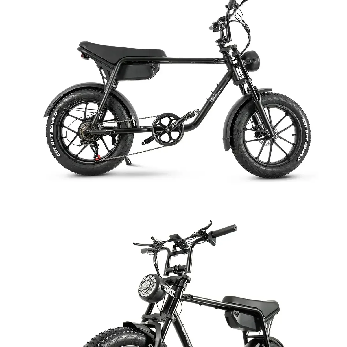 CMACEWHEEL K20 Adventure Electric Bicycle 17Ah Battery Capacity 48v 5 Levels Speed Control Electric Bike Lithium Power Supply