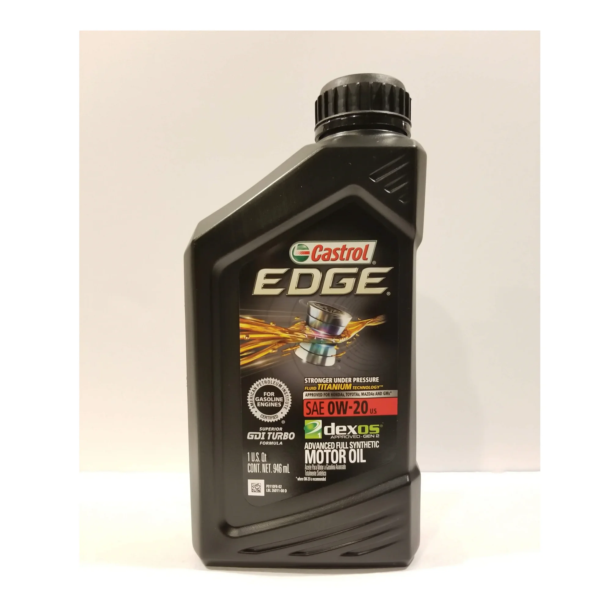 Castrol Edge 0w-20 Advanced Full Synthetic Motor Oil 1 Qt( Pack Of 6 ...