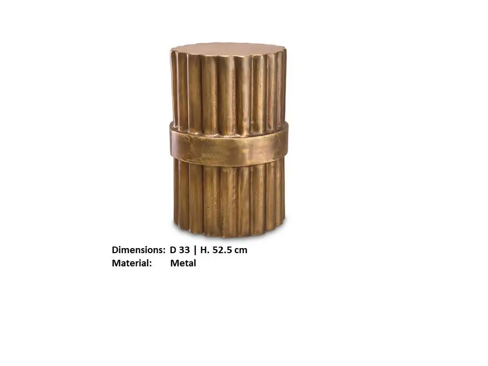 Modern Style Side Table/Stool Dual-Use Coffee Tables for Living Room Home Bedroom Kitchen or Gym-Decorative Round Feature