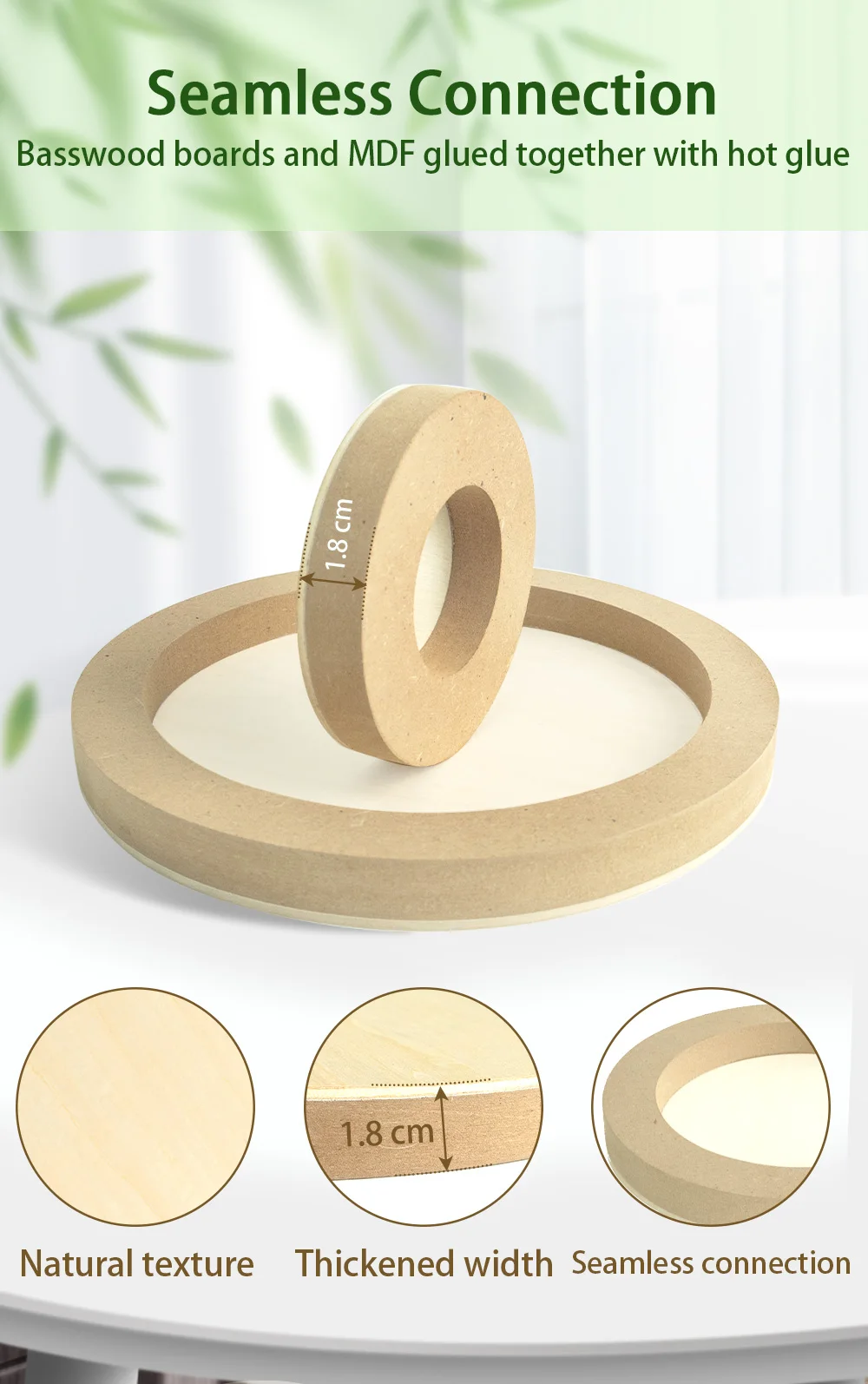 12 Pcs Wood Panel Boards For Painting 6 Unfinished Wooden Canvas Panel Square Hexagon Triangle Boards Blank Wood Blocks Crafts For Arts Crafts Painting Supplies 3 Styles