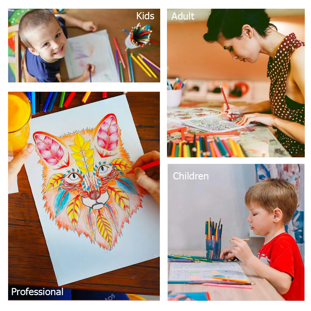 Детские стираемые цветные карандаши BeeArt, набор из 12, карандаши премиум-класса, без дублирования, предварительно заточенные, художественные принадлежности для школы,