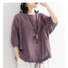 purple with rope