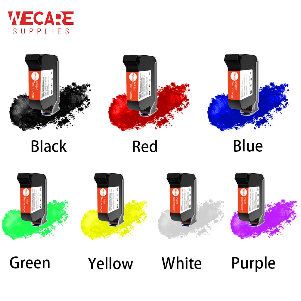 Wecare Portable Handheld Inkjet Printer Using Wecare 12.5mm Fast Dry ...