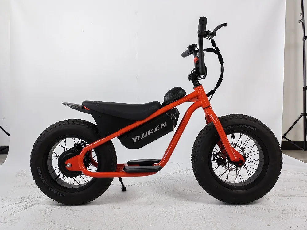 48v 500w Fat Tire E Bike 16inch Kids Balance For Adults Folding
