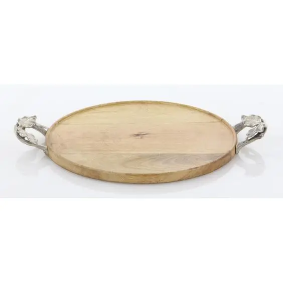 Set of 3 Classic Design Ramadan Food Serving Tray Large Size Home Decorative Wooden Serving Tray at Competitive Price