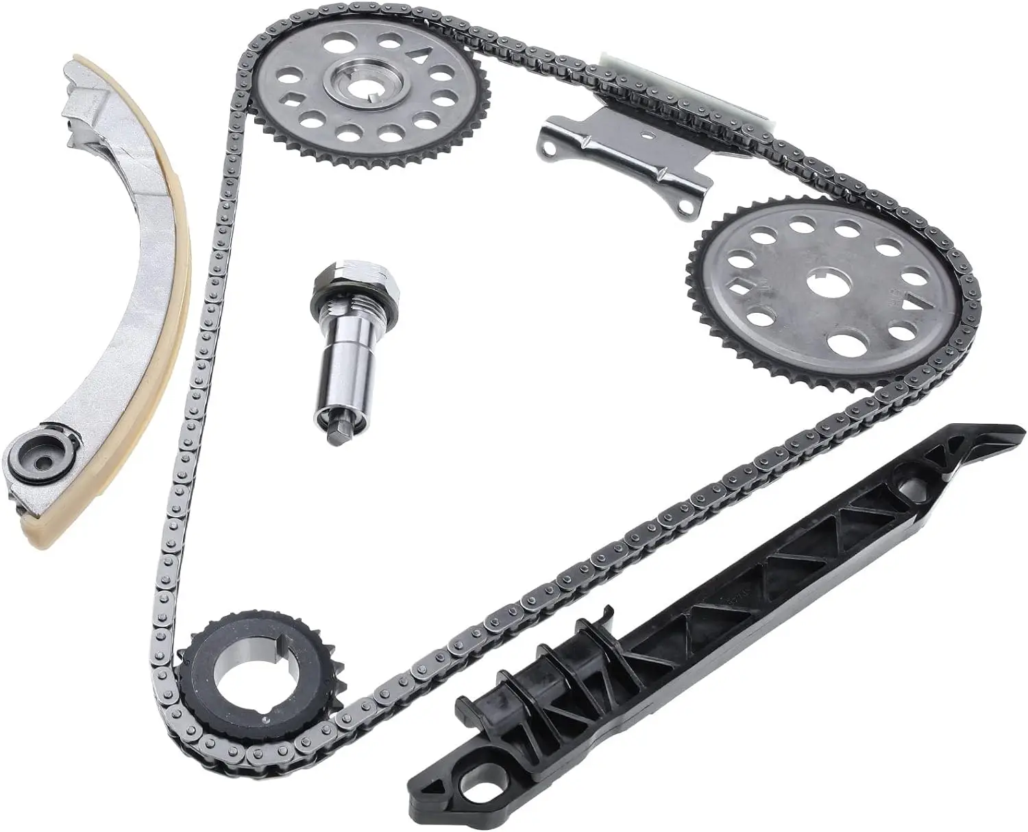 14pc/set Timing Chain Kit Guide Rail Tensioner Sprockets Engine