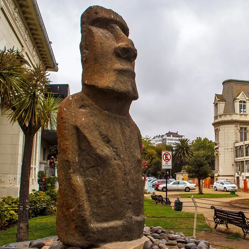 Outdoor Garden Decoration Easter Island Moai Statue Life Size Fiberglass Moai Sculpture Buy