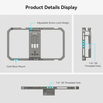 SmallRig Universal mobile phone expansion frame 2791B detail image