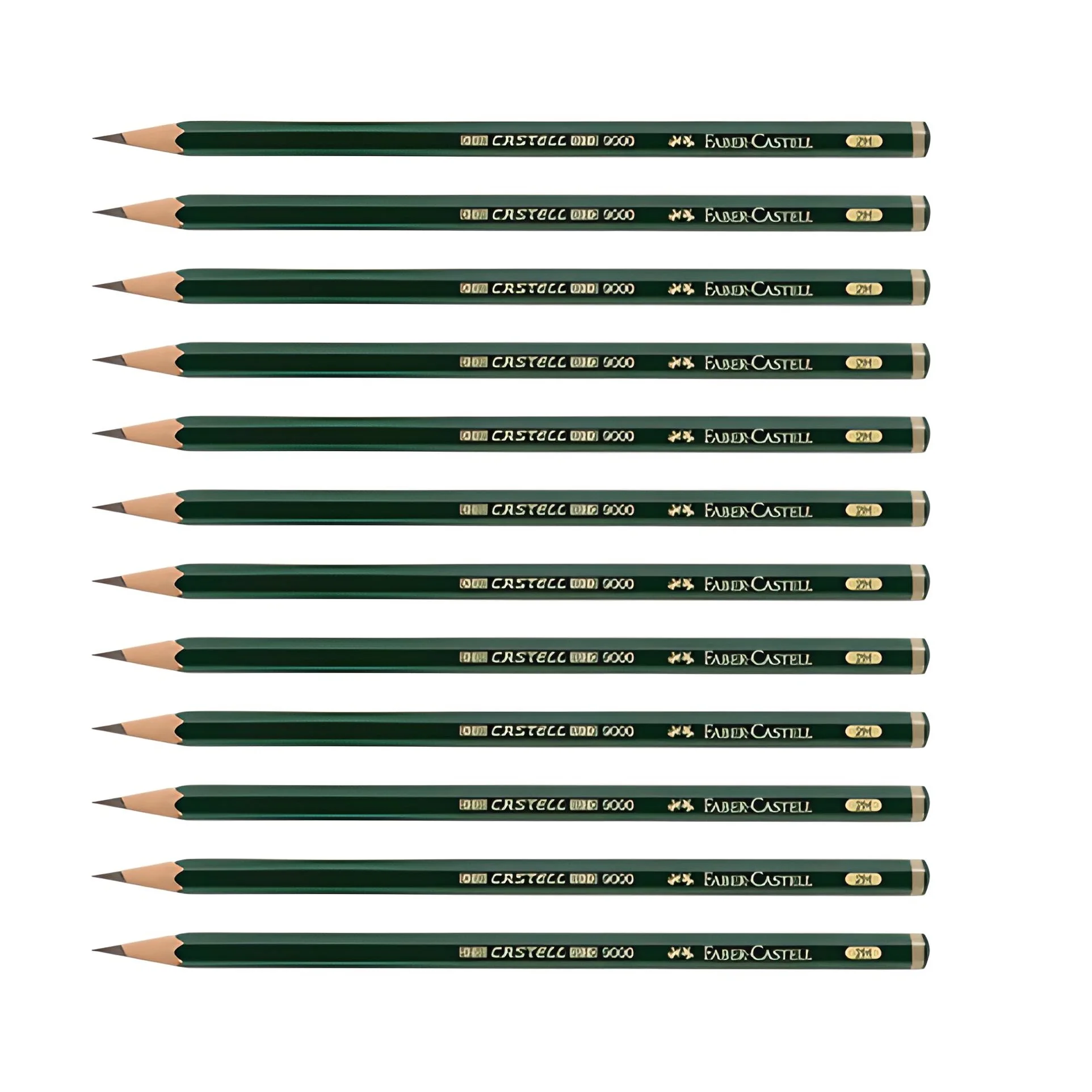 Faber 9000 Graphite Pencils (hb) Pack Of 12 Pencil Kit Set For Drawing Sketching Shading For