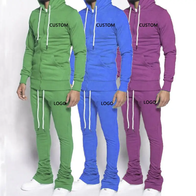 High Quality Sweatsuit Jogging Zipper Track Suit Set Tech Fleece Custom ...