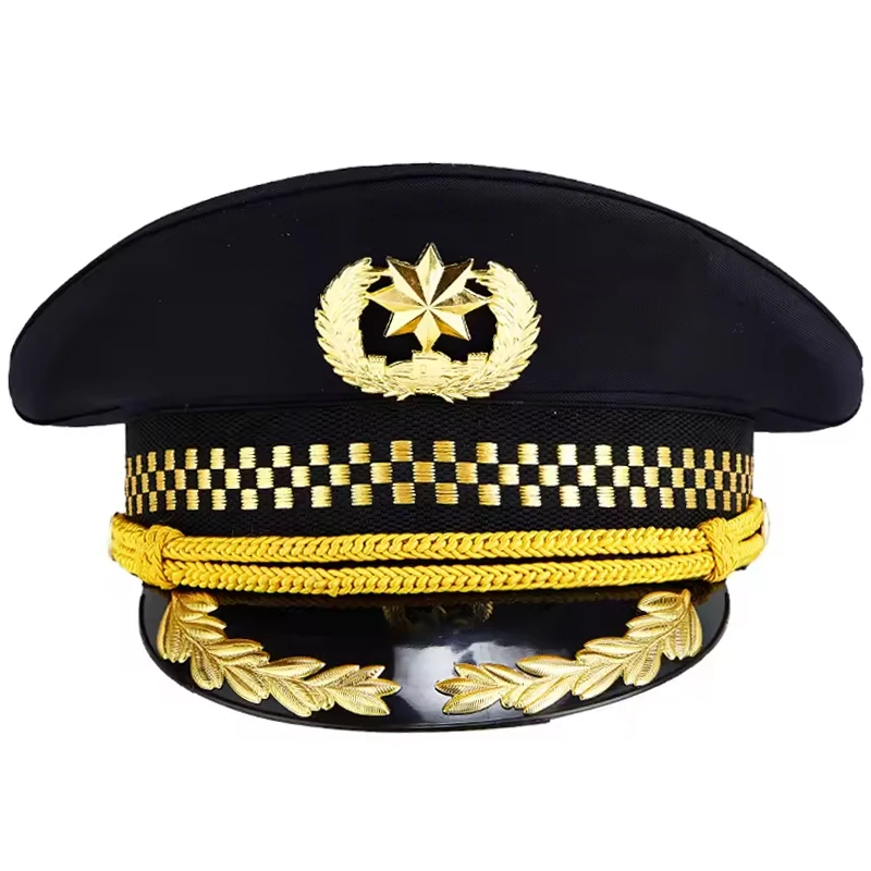 Factory Customized Peek Cap Officer Peek Cap Good Quality Captain Hat