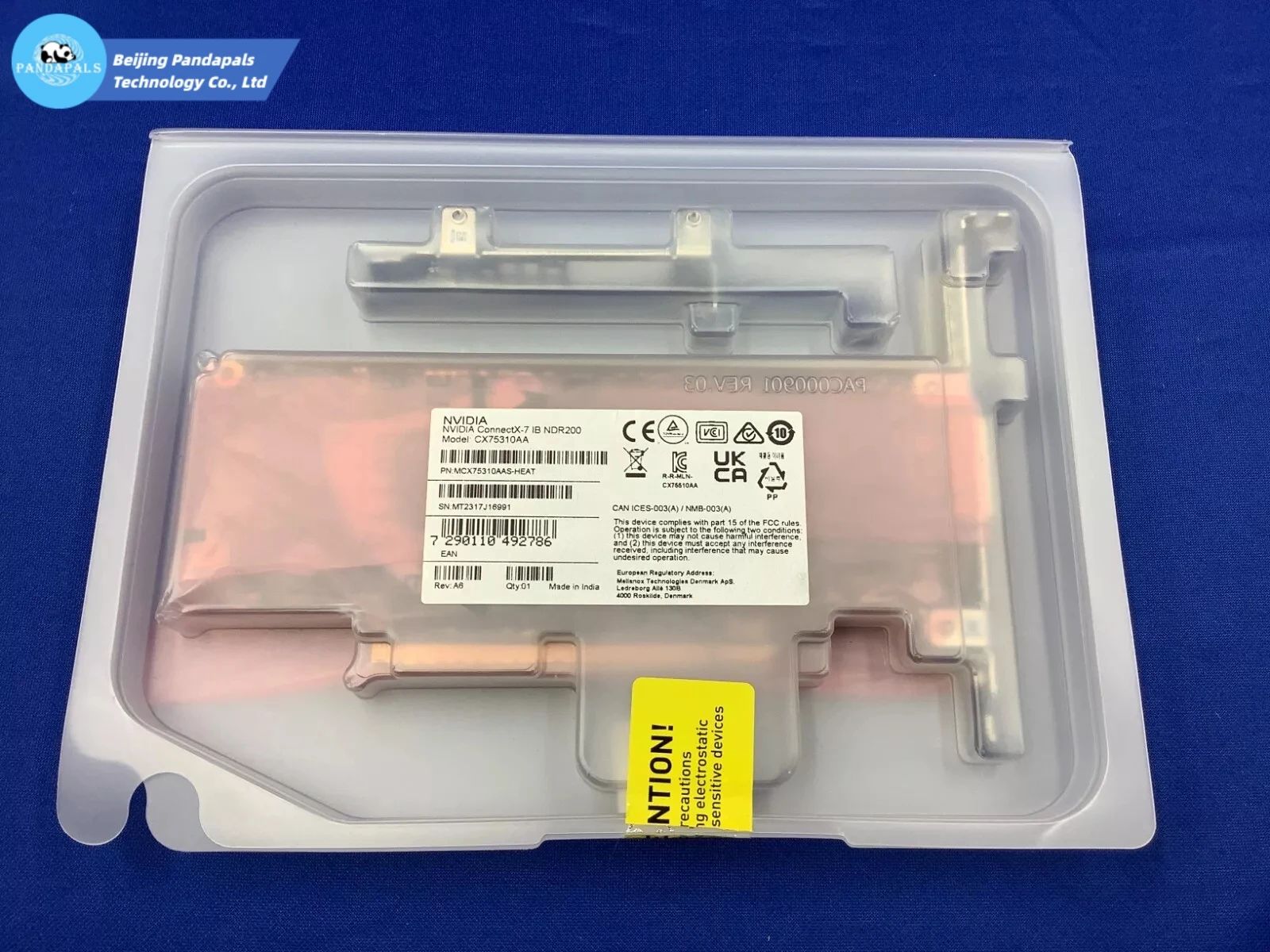 Original New Mellanox ConnectX-7 MCX75310AAS-HEAT HHHL Adapter