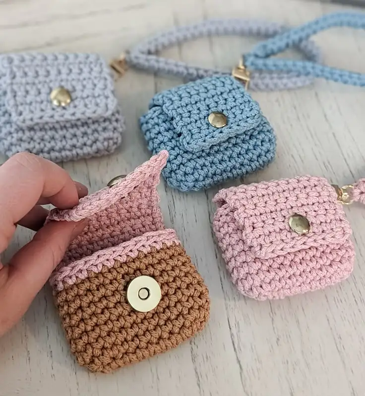 Airpod Cover Case Handmade Crochet Pouch for Airpods