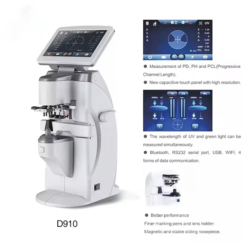 Factory Price Optical Instruments Built-in Thermal Printer Lensometer Digital Automatic Lens Meter for Eyeglasses Store