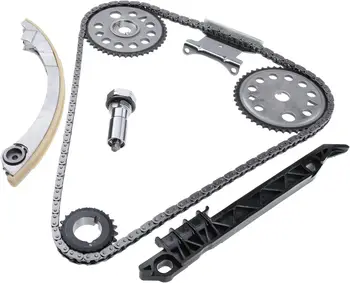 14pc/set Timing Chain Kit Guide Rail Tensioner Sprockets Engine ...