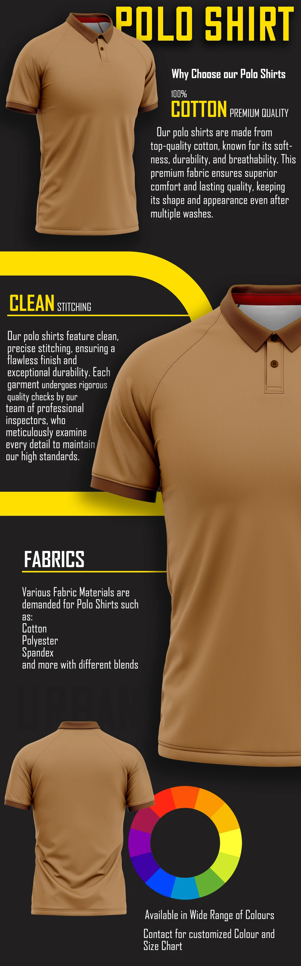 Custom Cotton Polo Shirt