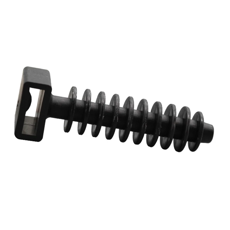 Cable Tie Masonry Mount Black Knock In Cable Tie Anchor Wall Mount Plug ...