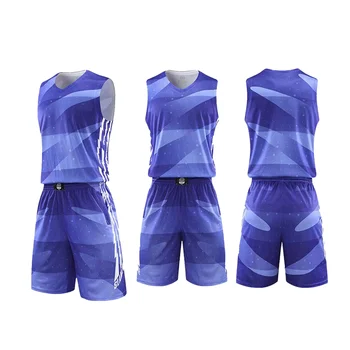 Customizable Mesh Shirts Basketball Jerseys Sets for Team Scrimmage Quick Dry Athletic Shorts with Pockets Custom Logo Printing
