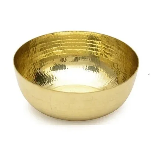 MODERN HAMMERED ATTRACTIVE DESIGN METAL DECORATIVE WHOLESALE PRICE CHOCOLATE SERVING BOWL for HOME & CHRISTMAS