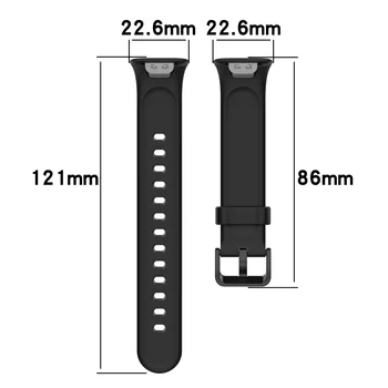 Single Color Silicone Watch Straps For Xiaomi Mi Band 7 Pro,High ...