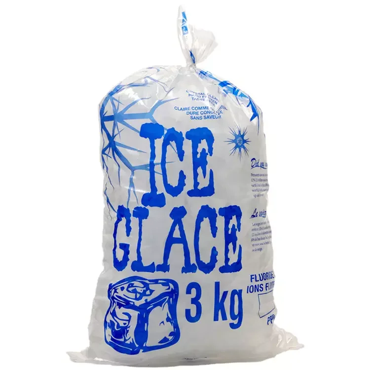 Factory Price Ice Bags 8 Lbs 10lbs Plastic Bags Transparent Clear Pe