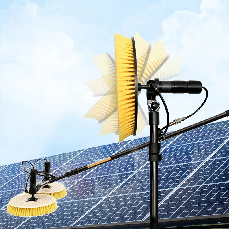 Solar Power Panel Cleaning Machine Service Cleaner Automation Solar Cleaning Brush , Auto Clean Solar Panel//