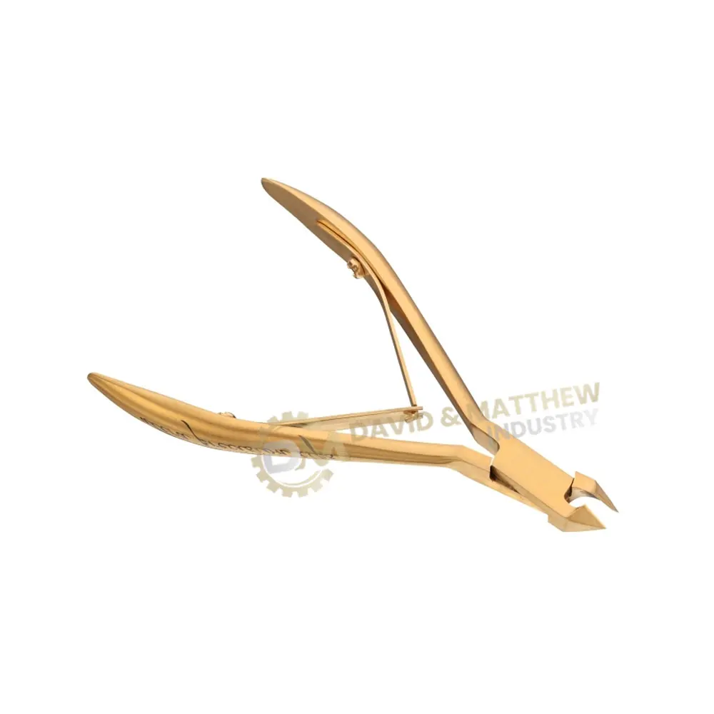 Custom Logo Golden Color Nail Nipper Best Seller Professional Nail