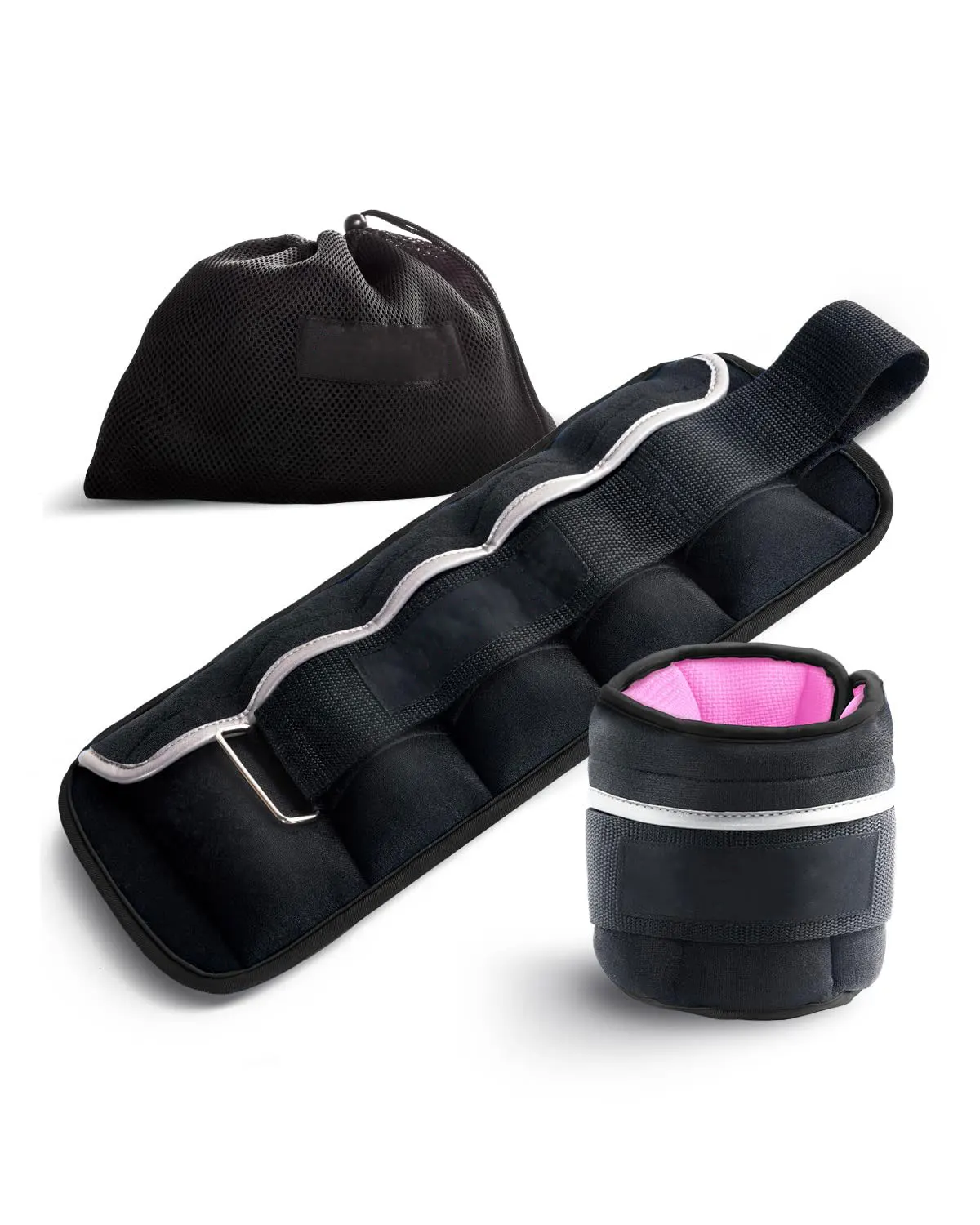 Adjustable Durable Padded Anti-Slip Ankle Weights for Gym Sessions product detail 1