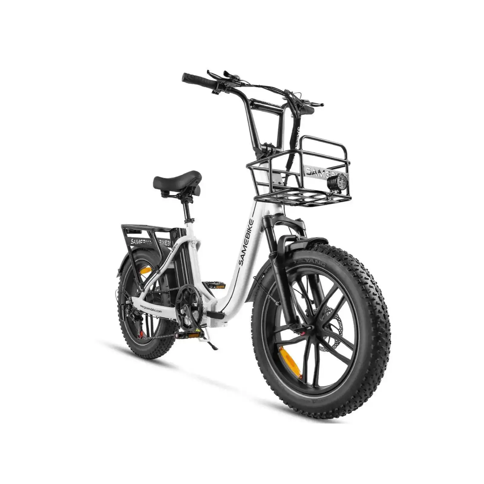 C05 Pro 250W Motor, 15Ah Akkukapazität, 14-Zoll-Falt-Elektro-Citybike mit Fatbike-Reifen, Tiefeinsteiger-Elektro-Faltrad