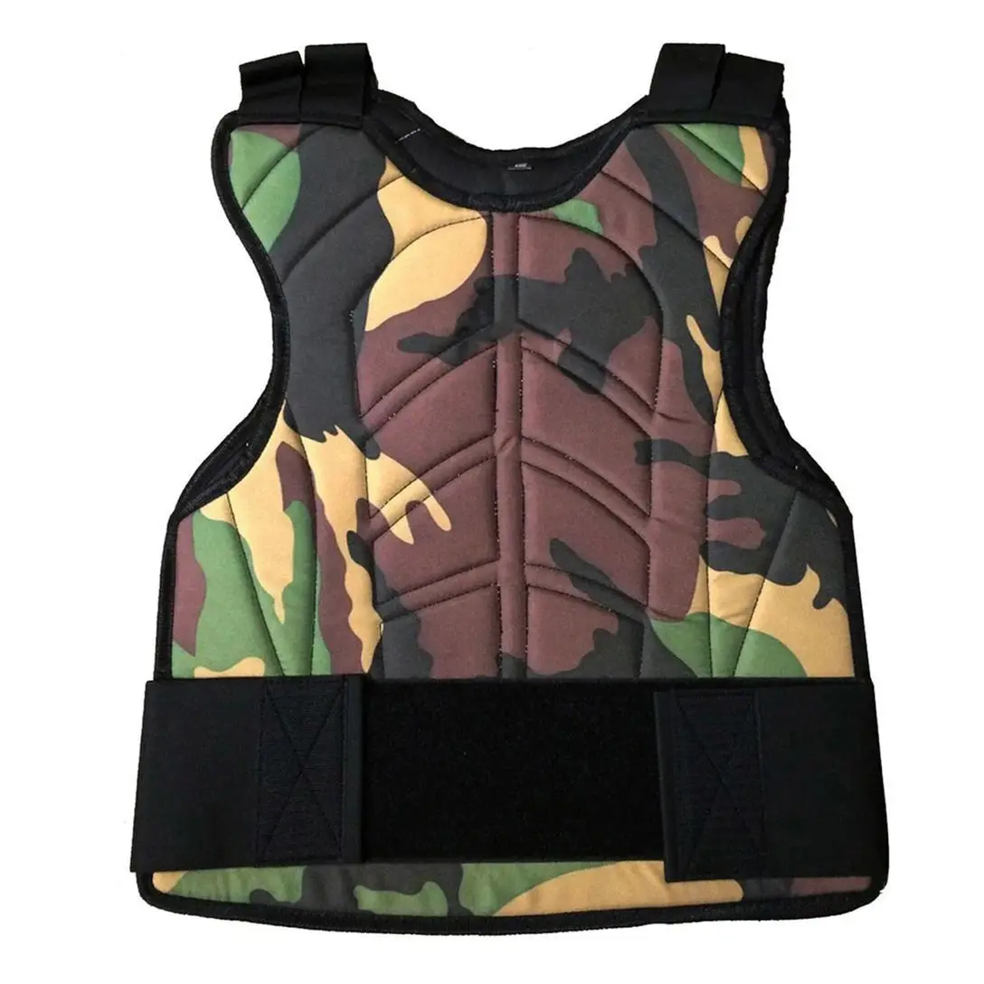 New Arrival Custom Logo Paintball Padded Chest Protector Best Quality Elastic Shoulder Straps Paintball Body Protector