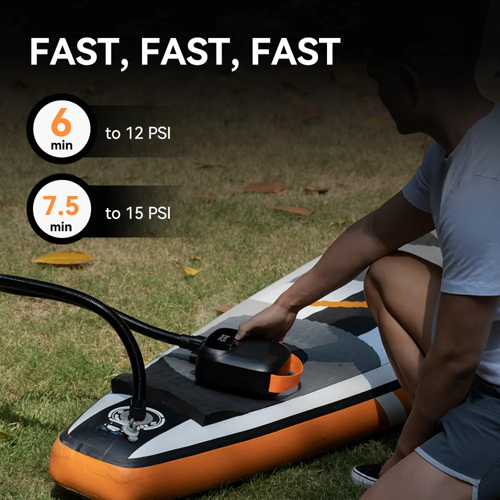 Airbank Digital Smart Inflation & Deflation Air Mattress Pump Electric