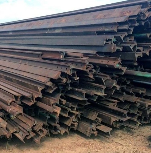 Best Quality Used Rails Scrap R50 R65 Rail Track Metal Light Railway Steel Railroads Rails