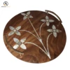 Natural Color Acacia Wood & MOP