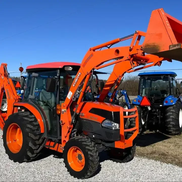 Ready To Ship Kubota L3240 Tractor With Front And Backhoe Loader 