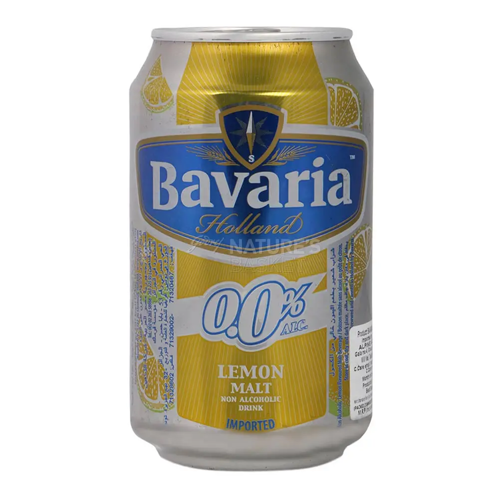 Bavaria Nonalcoholic Apple Flavoured Malt Drink Bottles 24 X 330ml